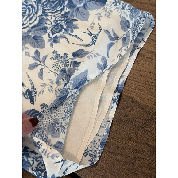 Reformation Alfred Floral Jumpsuit Pompadour Print Women’s Sz 6 Blue White NWT - Picture 13 of 16